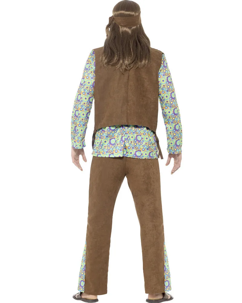 1960s Hippie Mens Costume