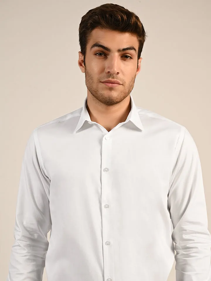 2-Ply Herringbone Classic Shirt - Accent