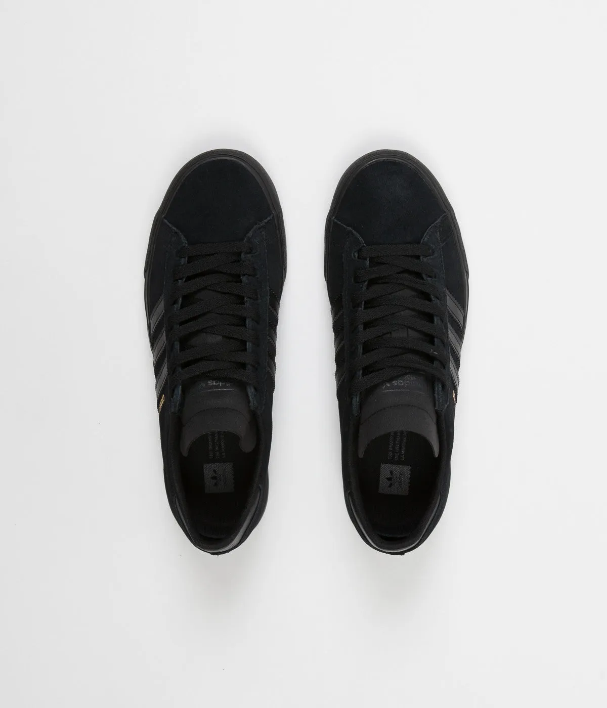 Adidas Campus Vulc II Shoes - Core Black / Core Black / Core Black