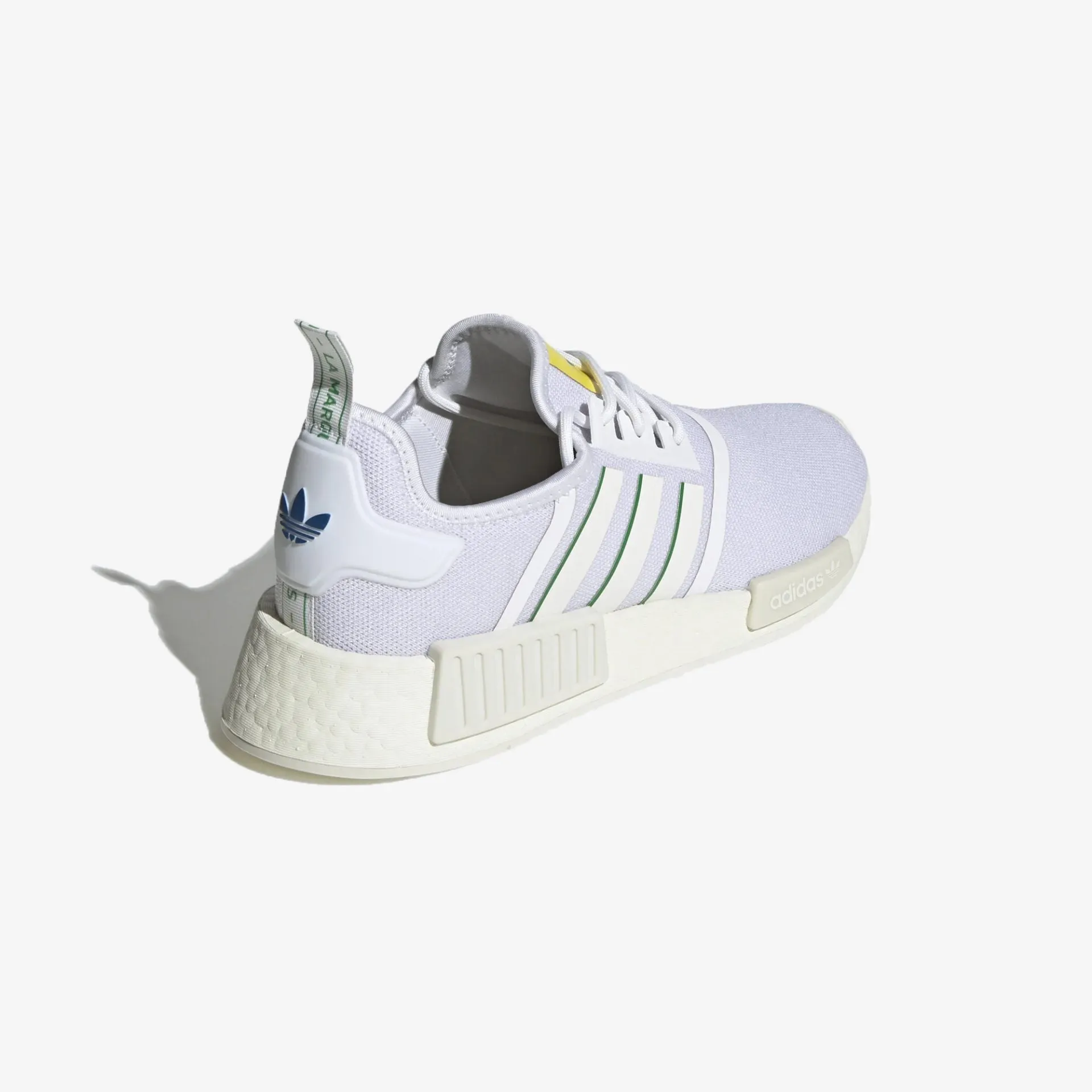 Adidas Originals | NMD_R1  { OFF WHITE/GREEN