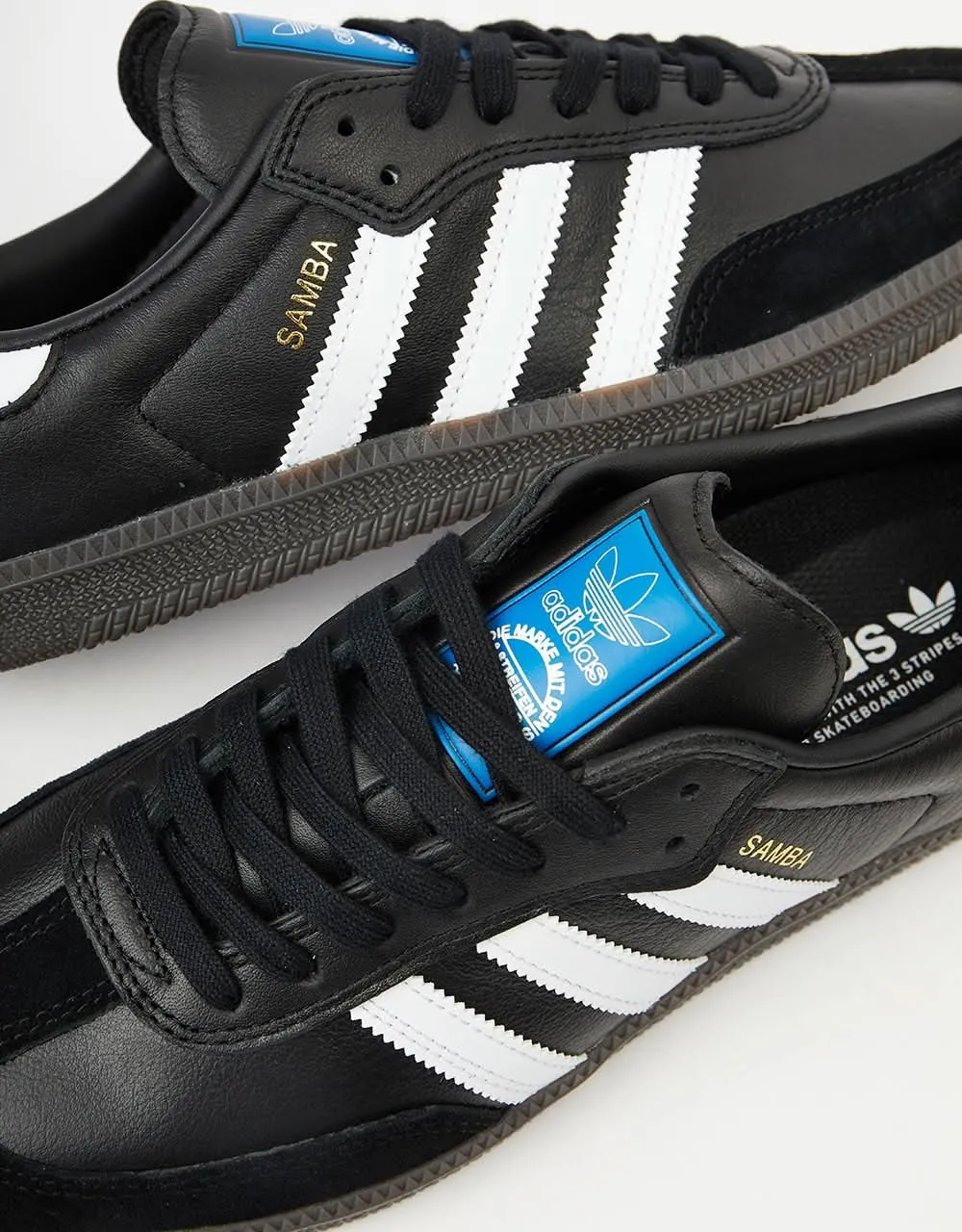 Adidas Samba ADV Skate Shoes - Core Black/White/Gum