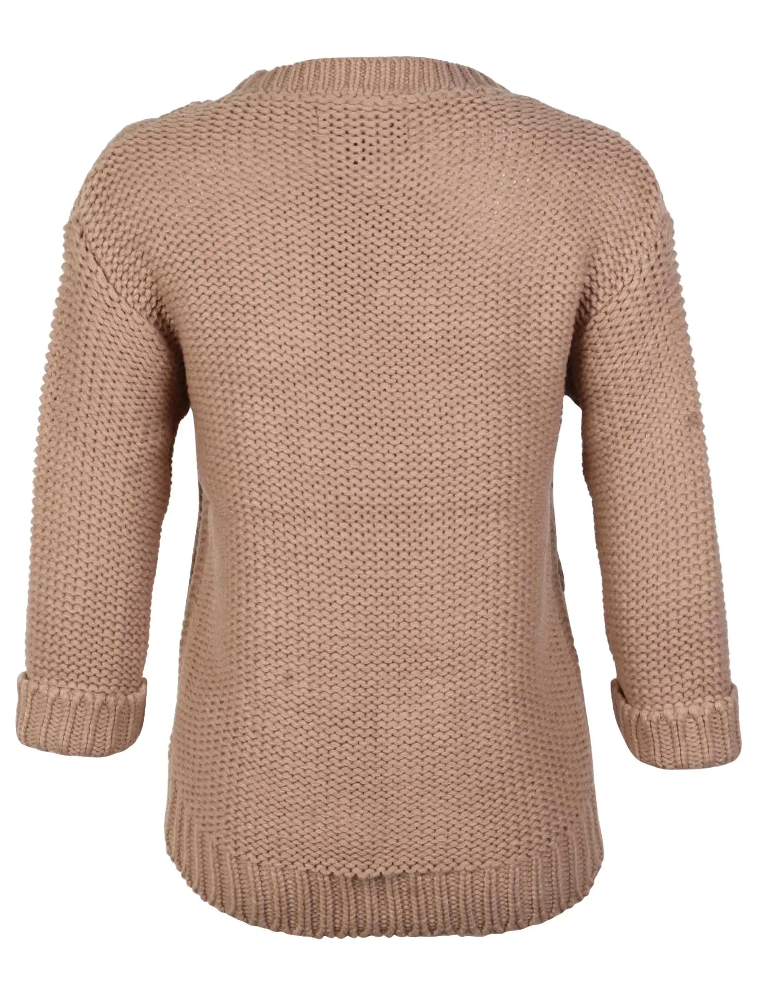 Amara Reya Buttercup cable knit jumper in Stone