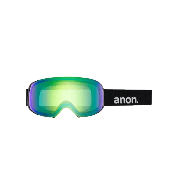 Anon - M2 MFI Snowboard Goggles - Black/Sonar Green SALE