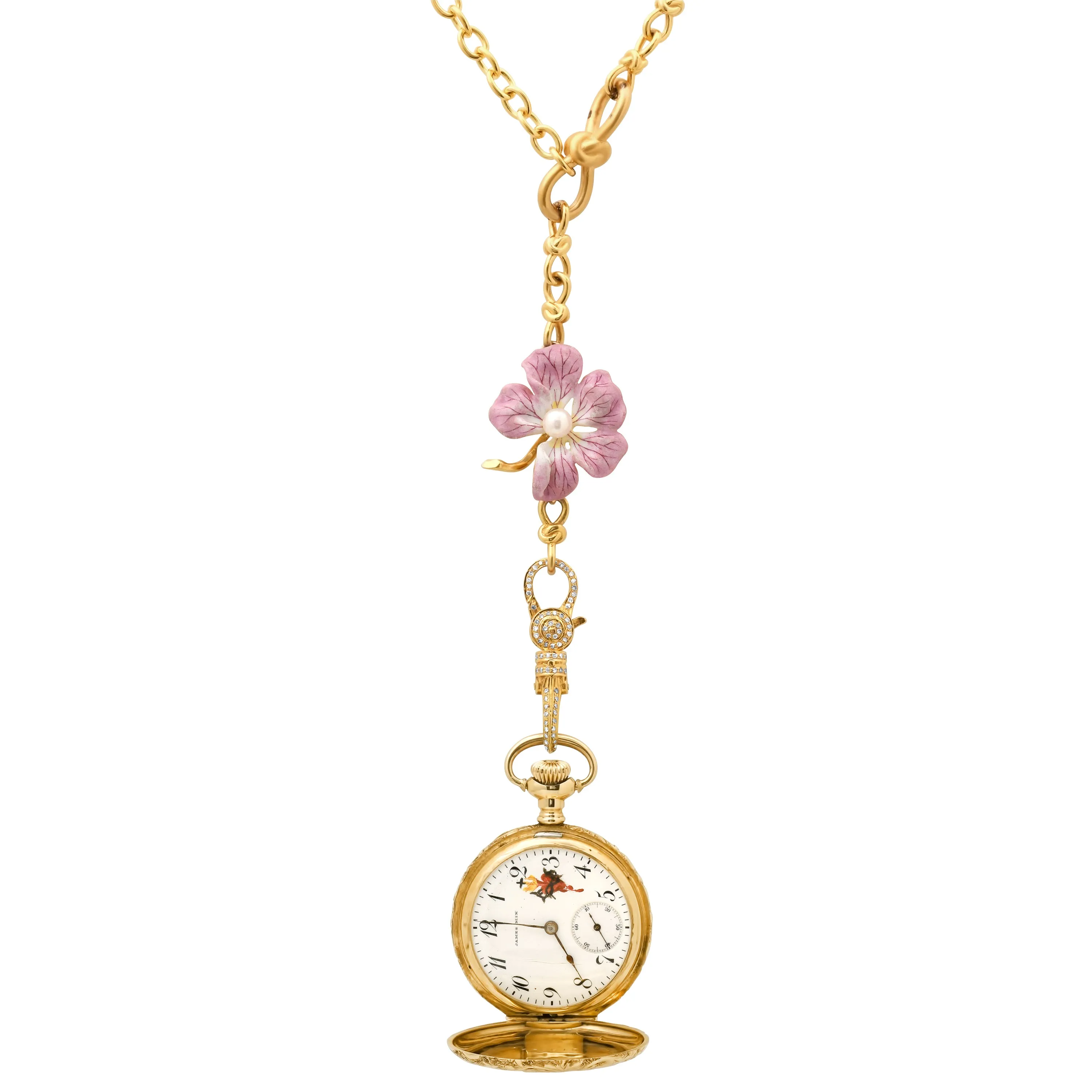 Antique sweet pea Watch