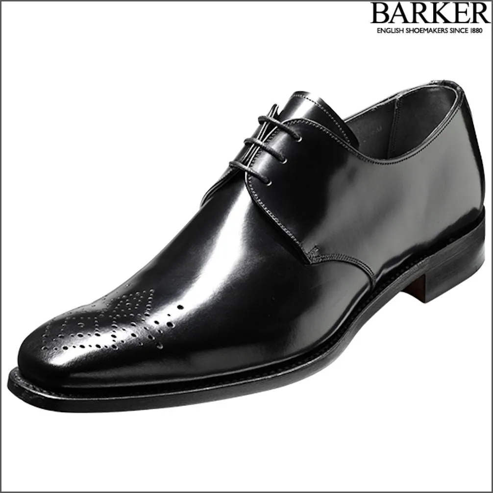 Barker Darlington Black Hi-Shine Derby--