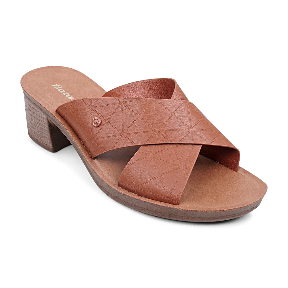 Bata PECKY Low-Block Slip-On Heel Sandal