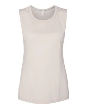 Bella   Canvas 8803 Women's Flowy Scoop Muscle Tank - Heather Dust