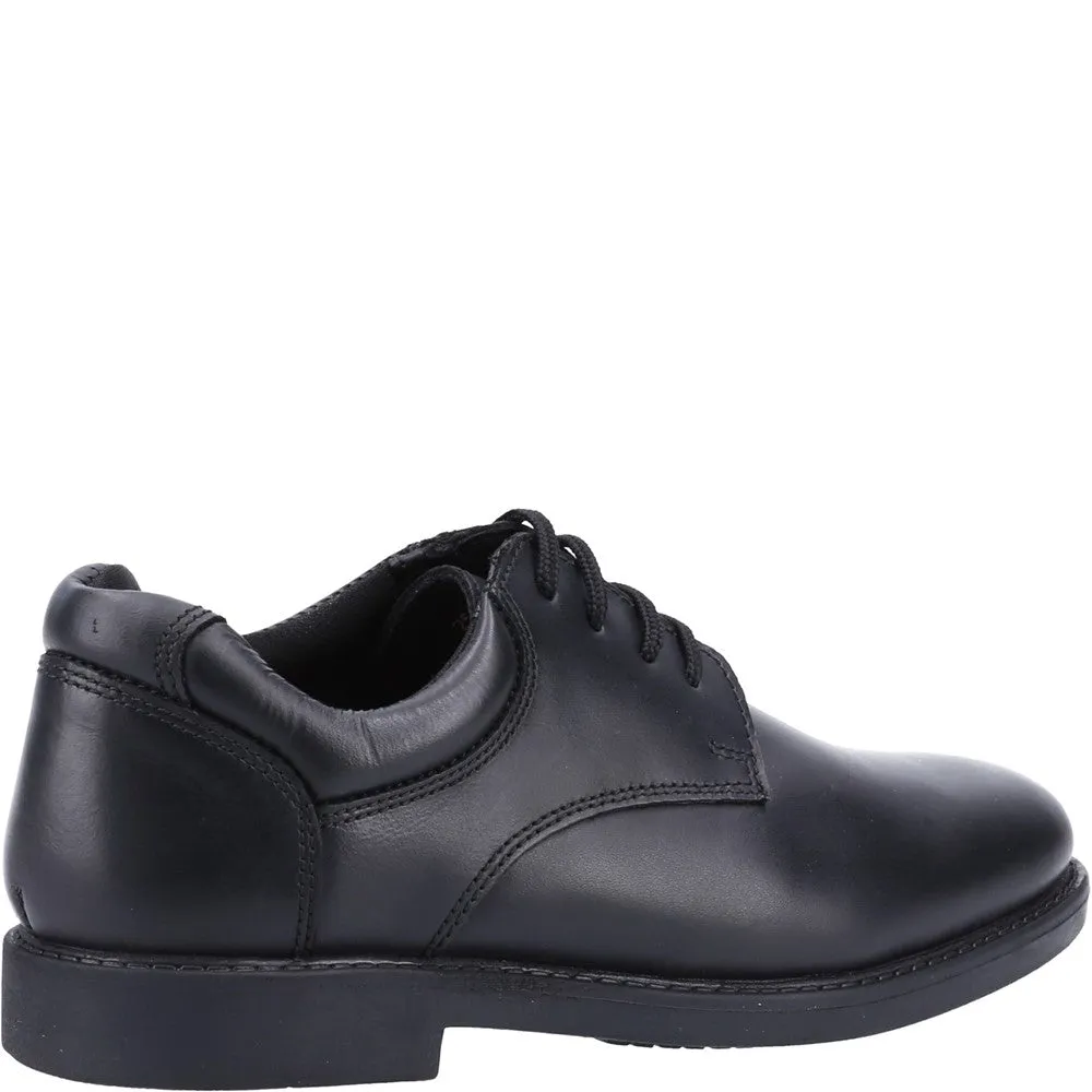 Black Tim Junior School Shoes