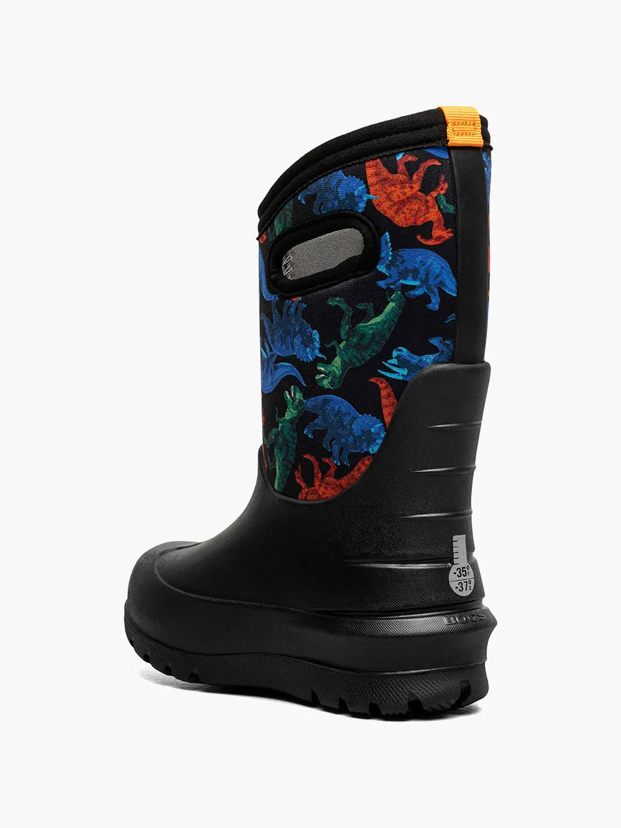 BOGS Black Real Dino Fleck Neo-Classic Boots