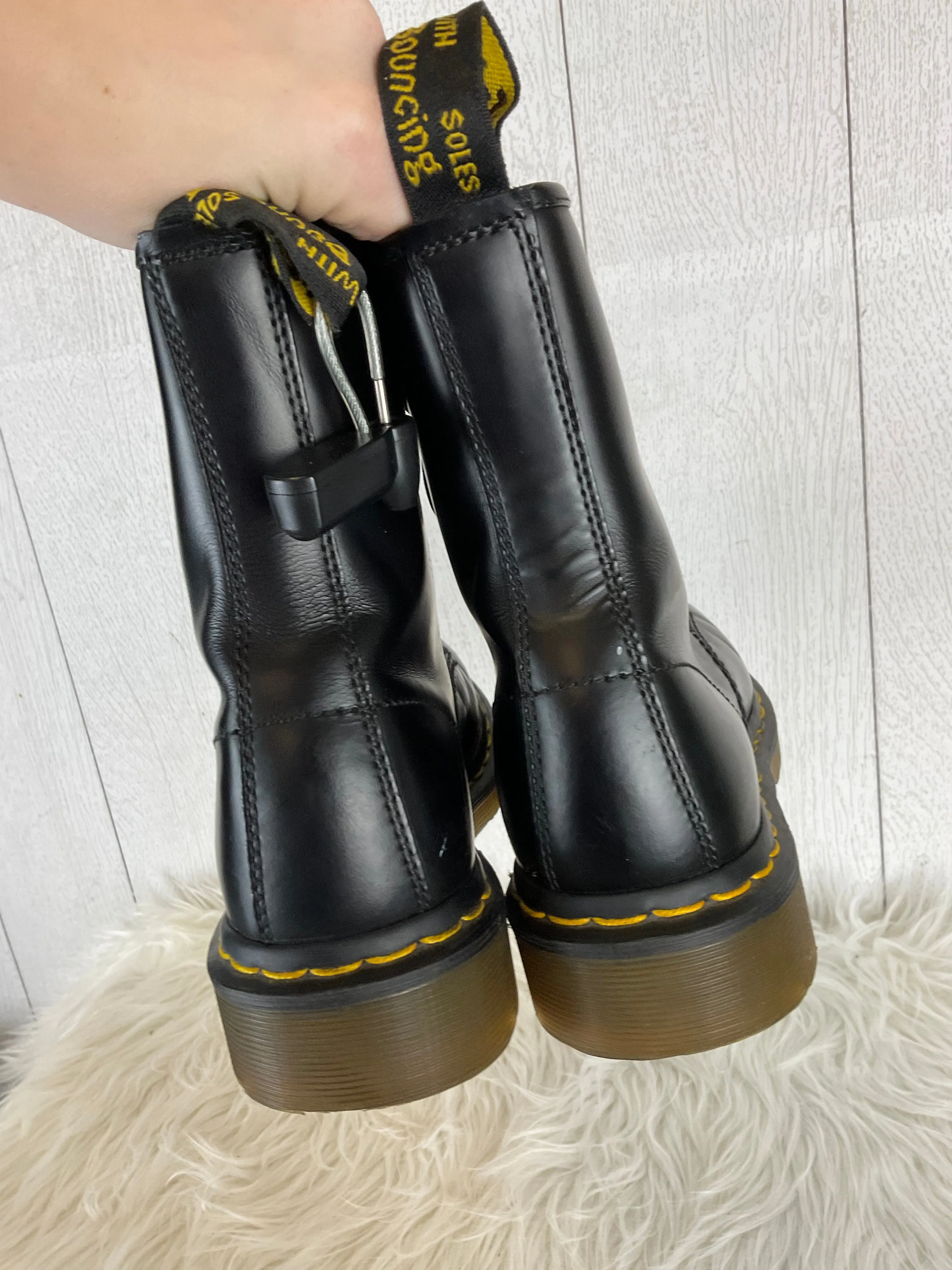 Boots Designer By Dr Martens In Black, Size: 8