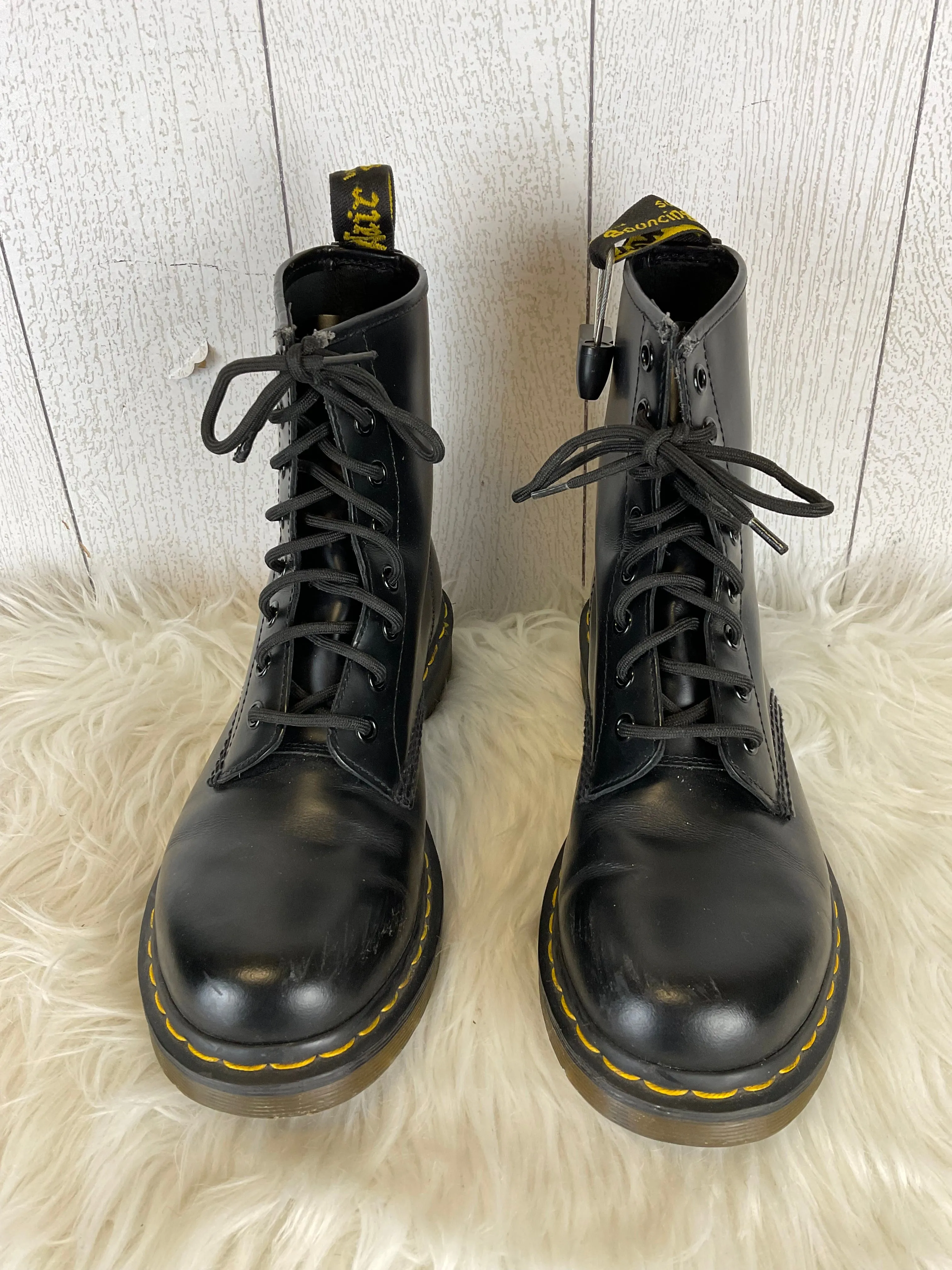 Boots Designer By Dr Martens In Black, Size: 8