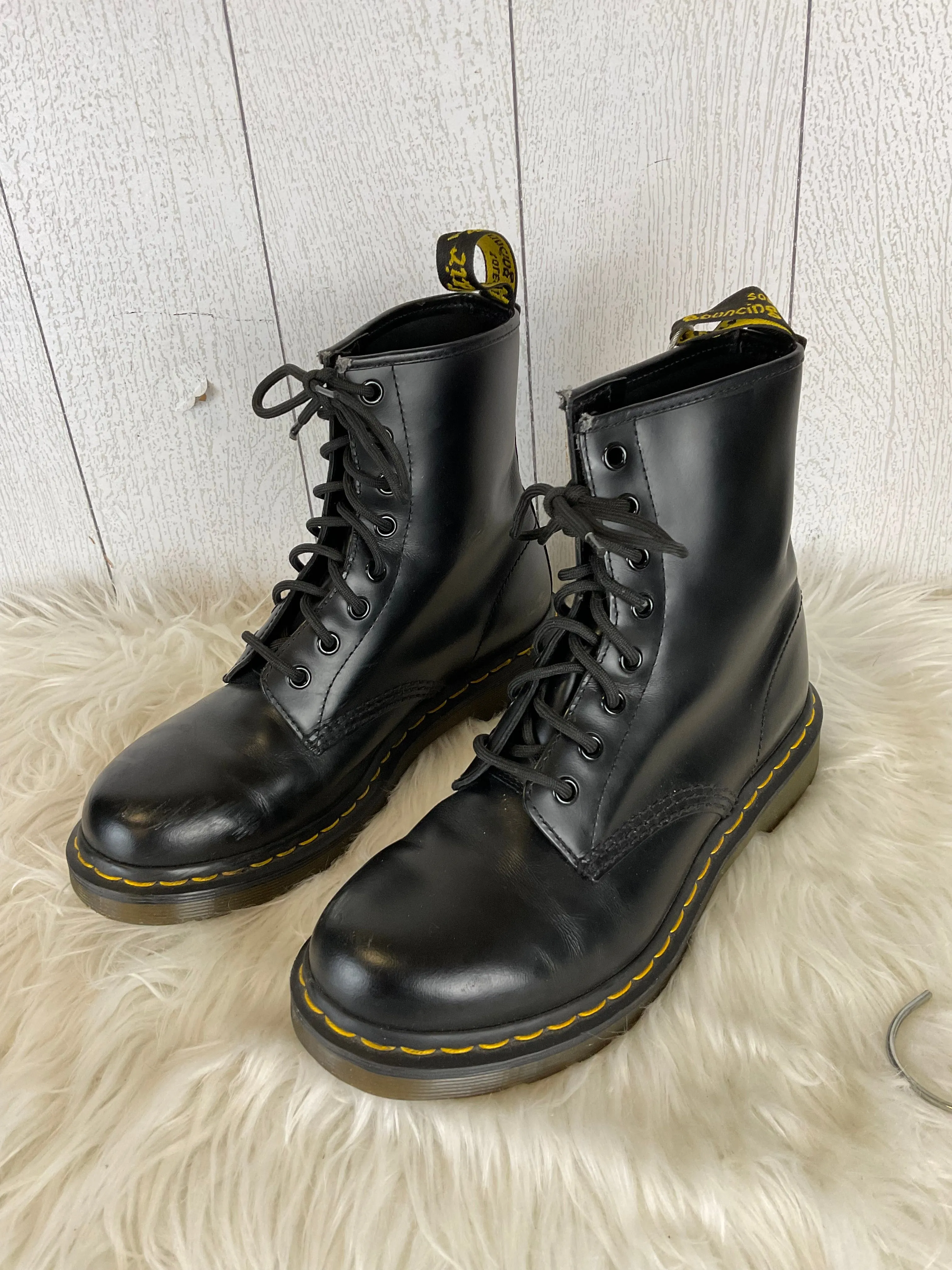 Boots Designer By Dr Martens In Black, Size: 8