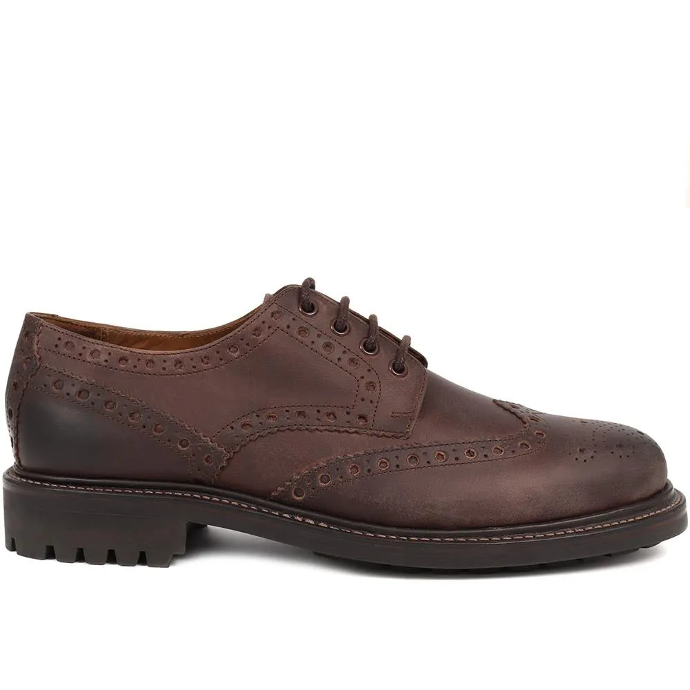 Bushwick Goodyear Welted Leather Brogues - BUSHWICK / 319 886