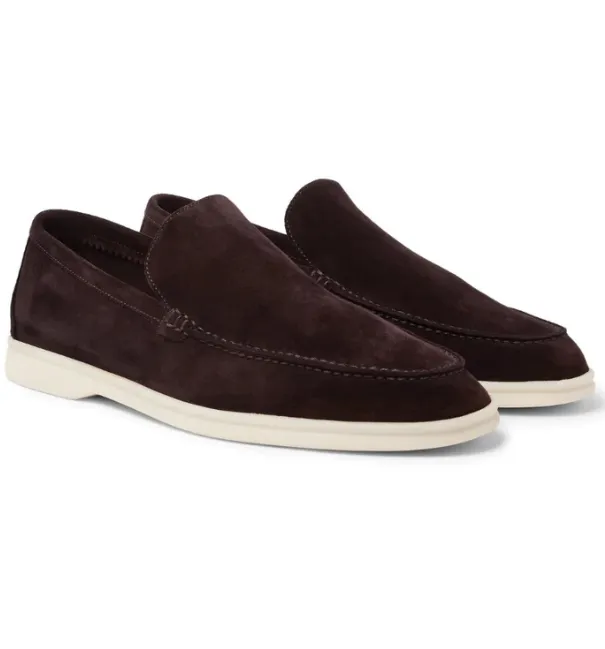 Bxxy's Luxury Vegan Suede Slip-on Loafers for Men