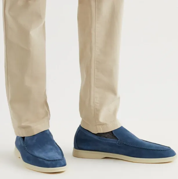 Bxxy's Luxury Vegan Suede Slip-on Loafers for Men