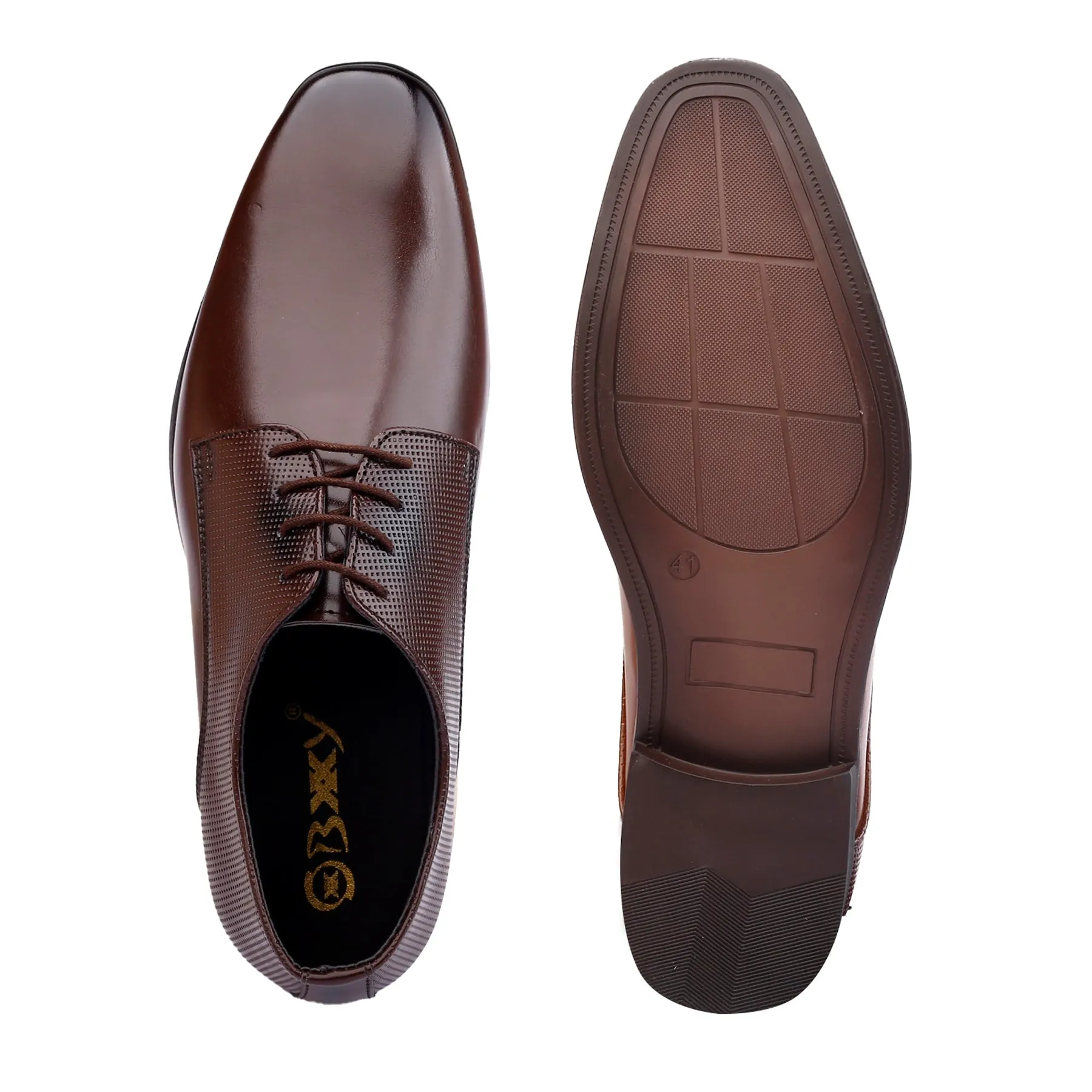 Bxxy's Vegan Leather Lace-up Formal Shoes