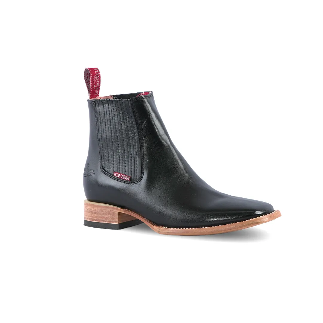 Chelsea Boot Square Toe Napa Black E1200