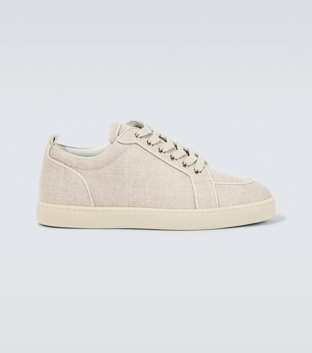 Christian Louboutin rantulow orlato canvas sneakers, beige