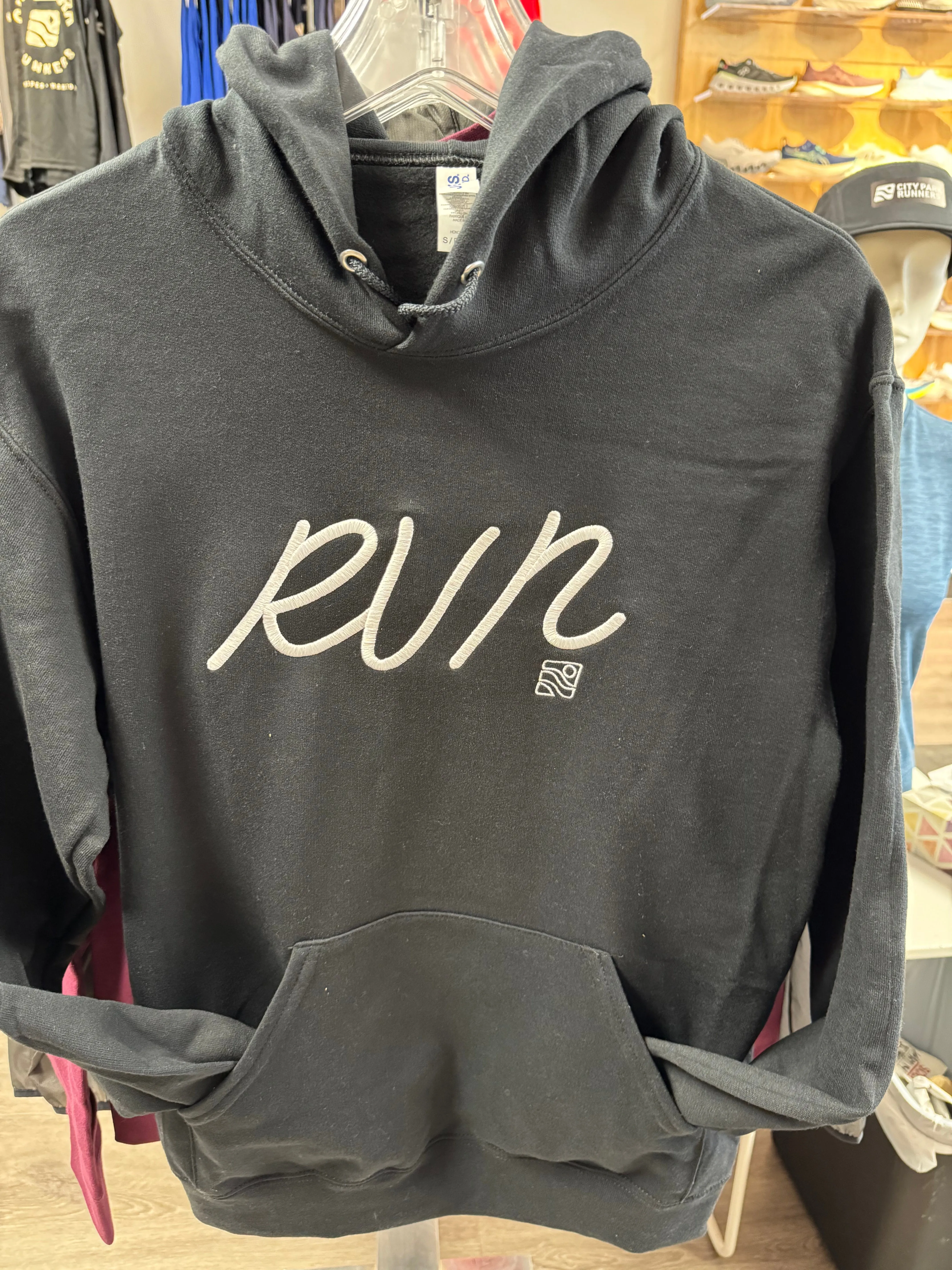 City Park Runners " RUN " Embroidered Hoody