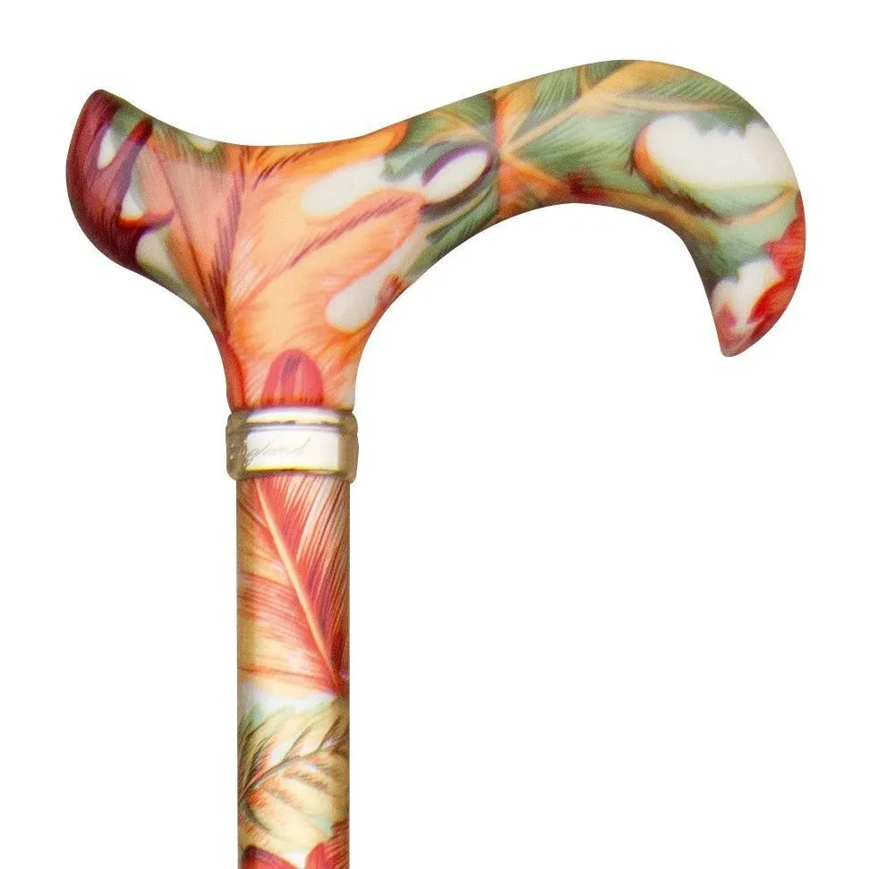 Classic Canes Tea Party Derby Cane Autumn Leaves