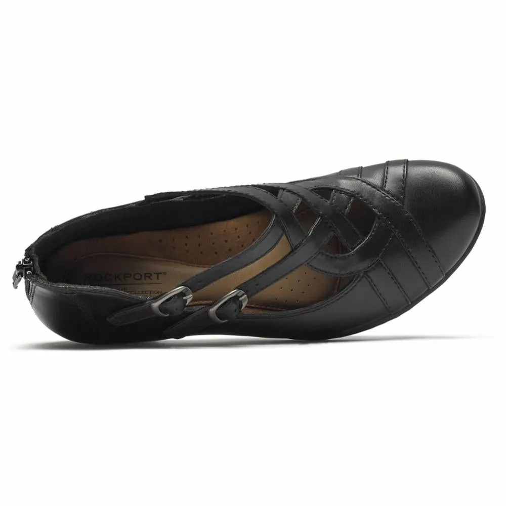 Cobb Hill ABBOTT CURVY SHOE BLACK/LEATHER