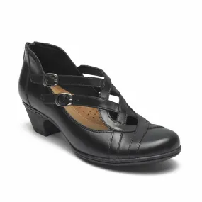 Cobb Hill ABBOTT CURVY SHOE BLACK/LEATHER