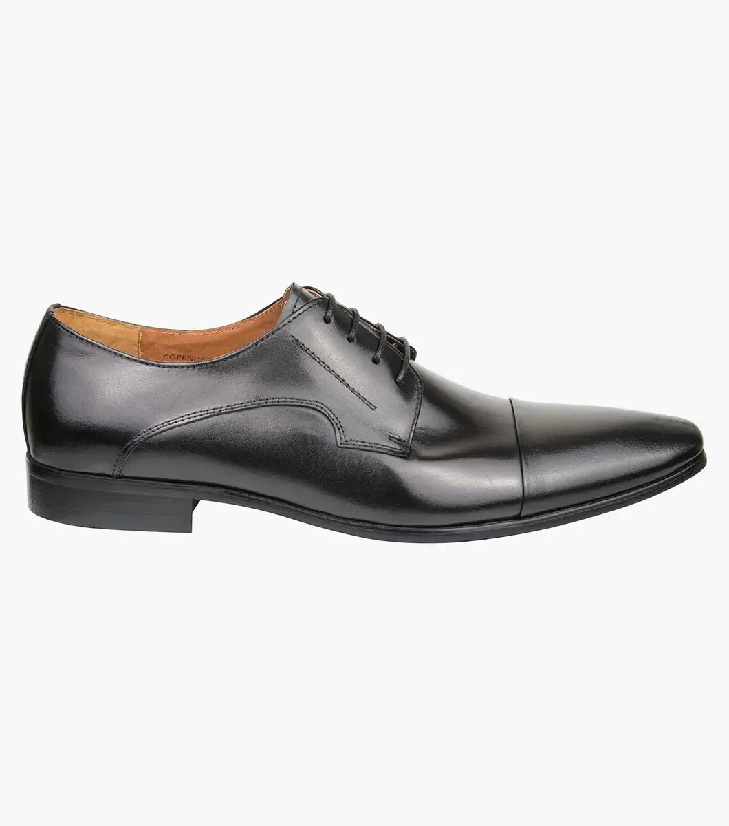 Copenhagen Cap Toe Derby - Black | Brown