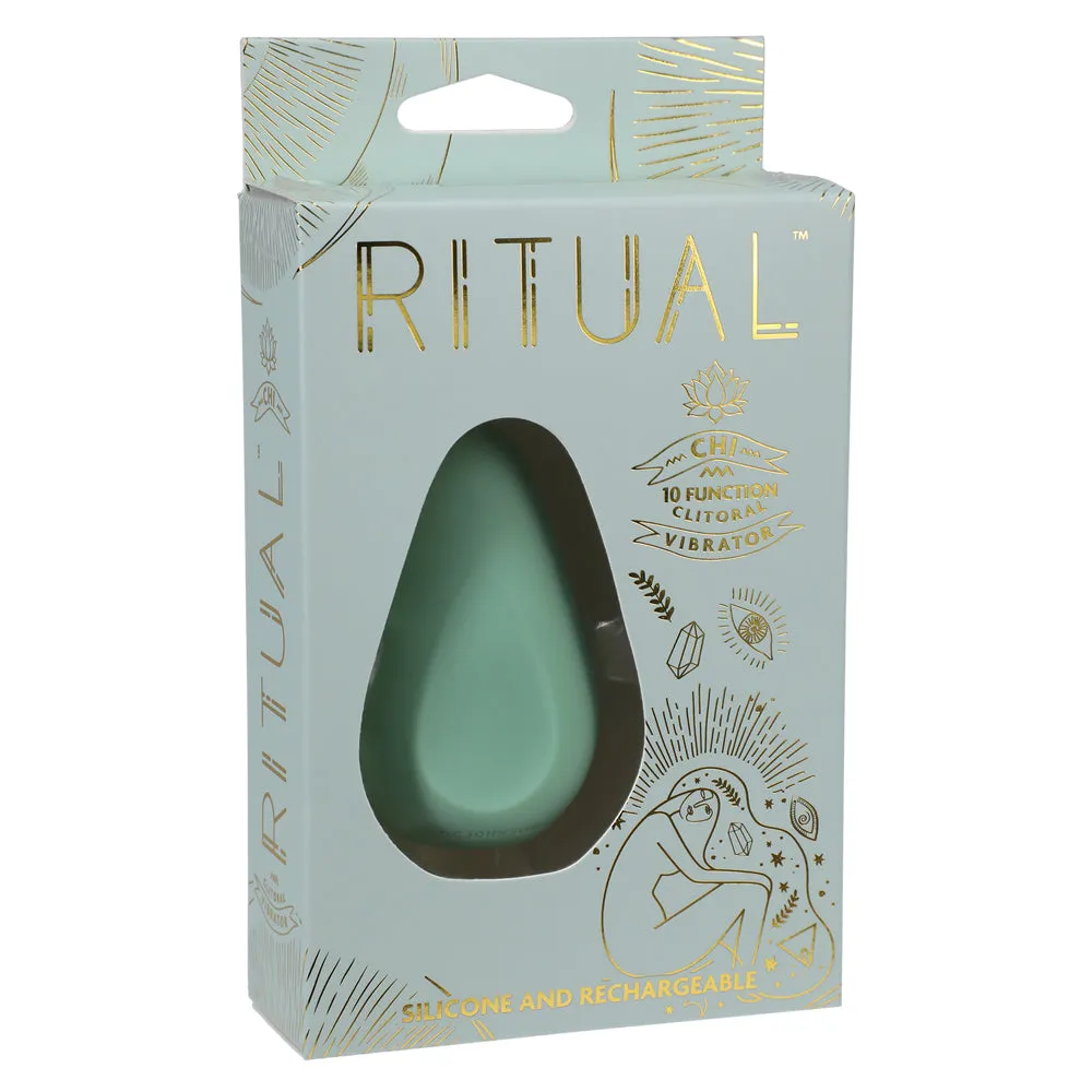 Doc Johnson Ritual Chi 10-Function Lay-On Clitoral Vibrator