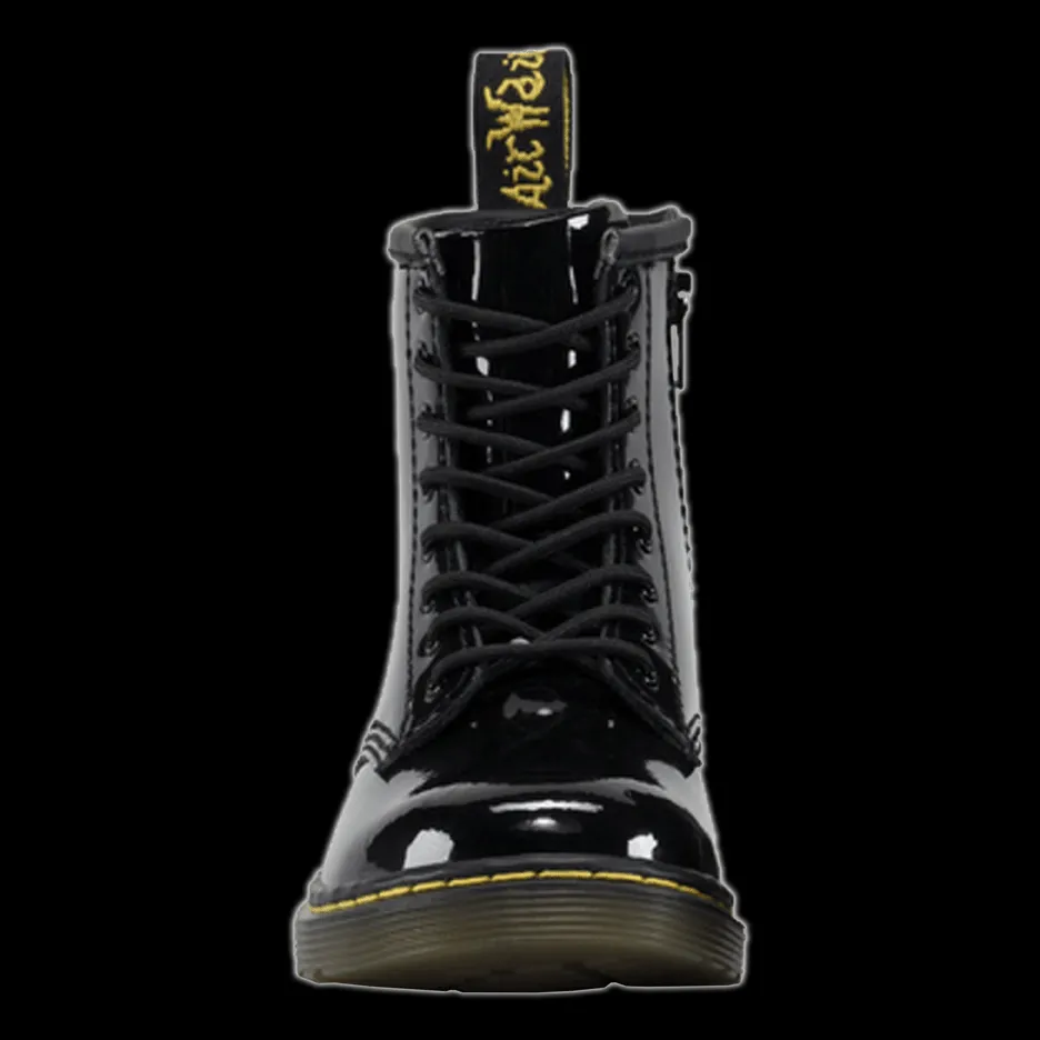 Dr Martens - Toddler 8 Eyelet Black Patent Leather Boot