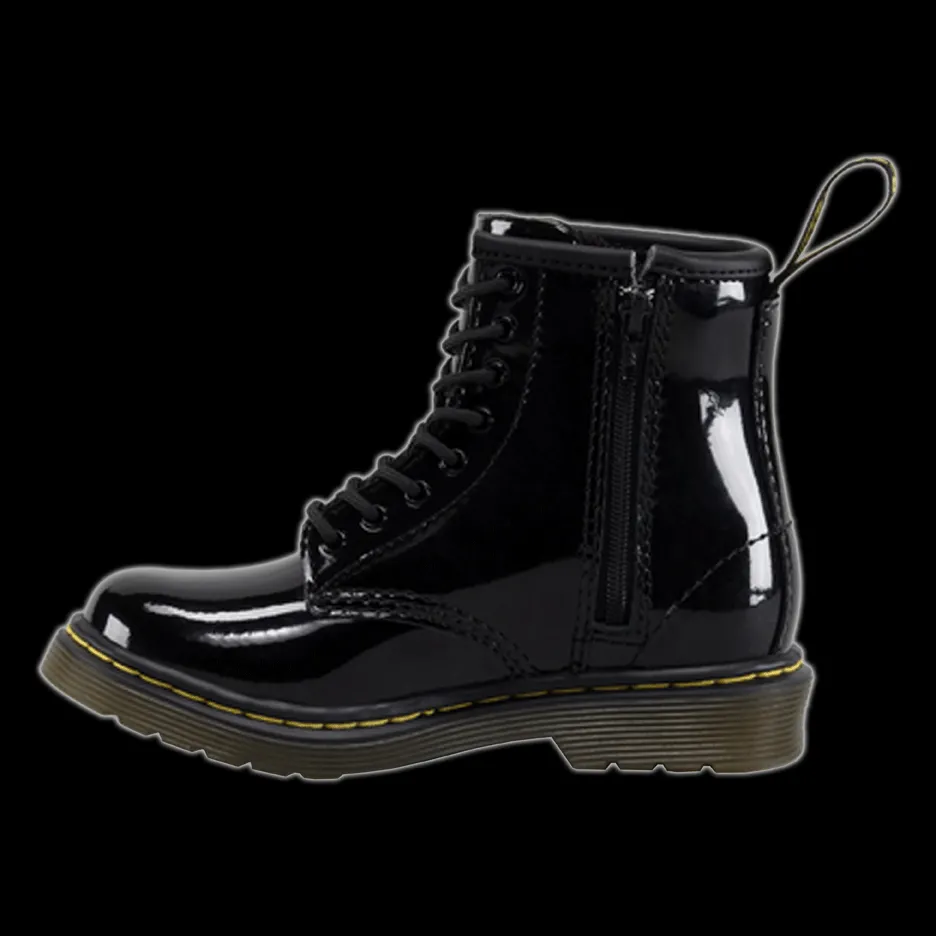 Dr Martens - Toddler 8 Eyelet Black Patent Leather Boot