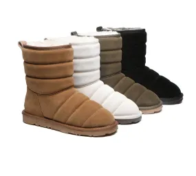 EVERAU® UGG Boots Sheepskin Wool Short Puffer