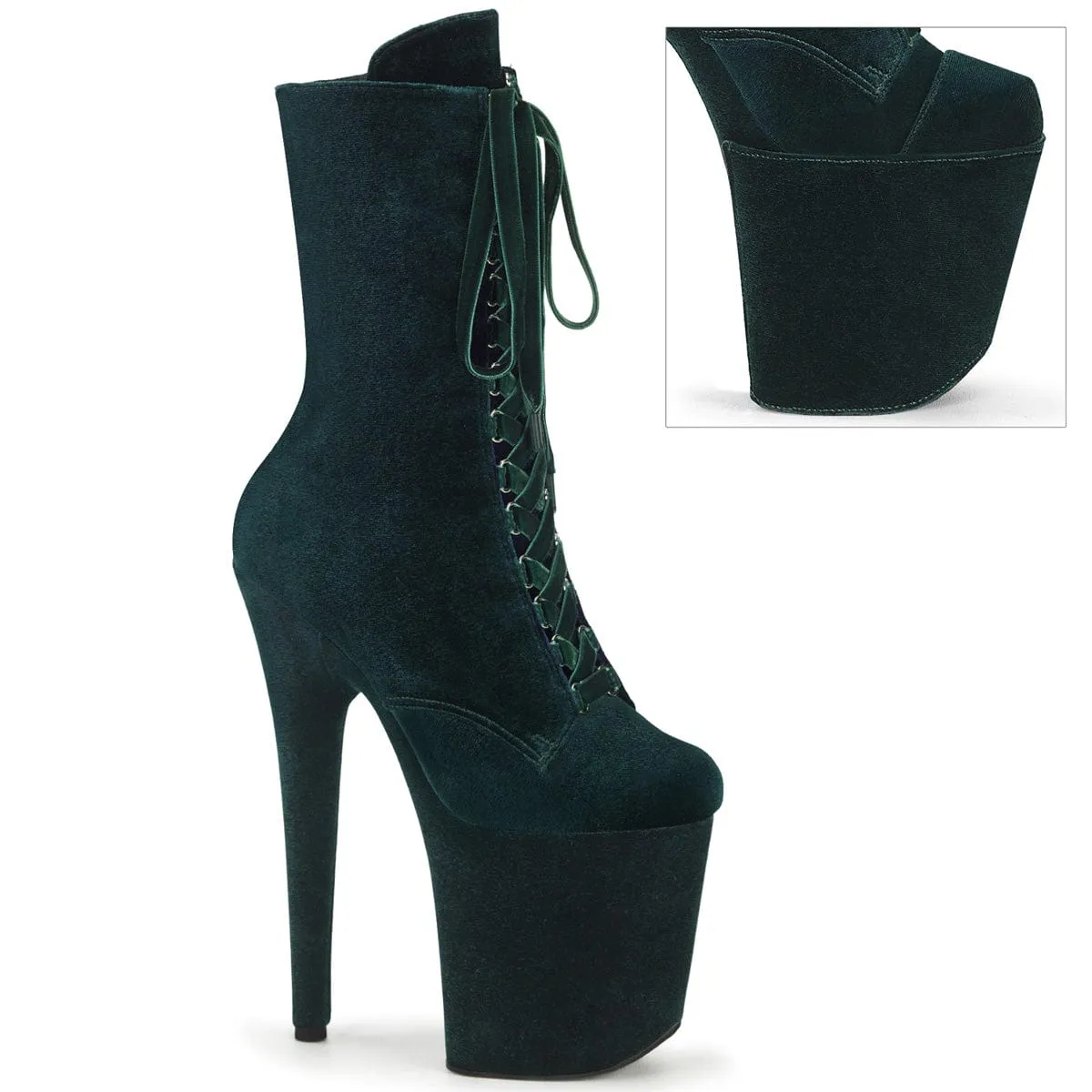 Flamingo 1045VEL Emerald Green Velvet