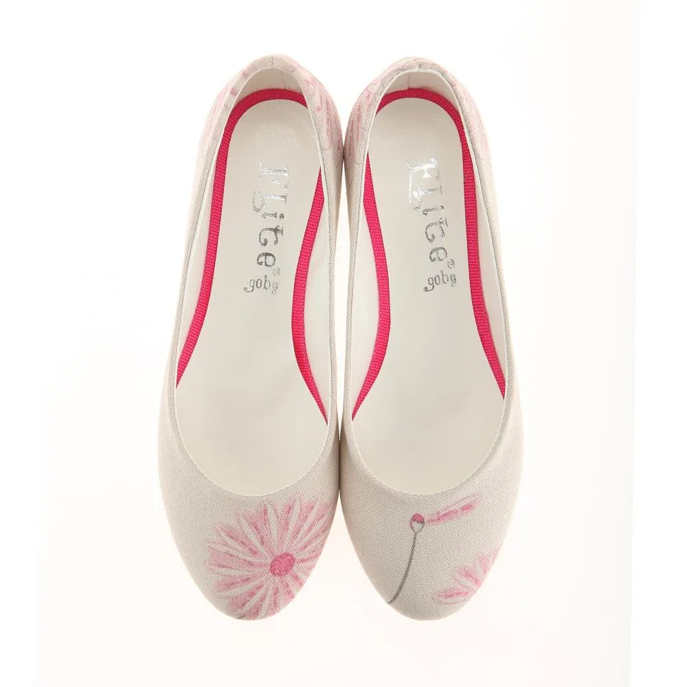 Flower Ballerinas Shoes 1121