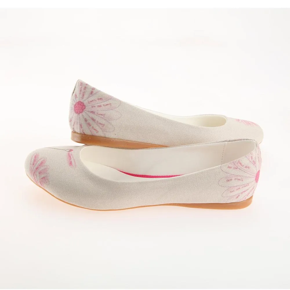 Flower Ballerinas Shoes 1121