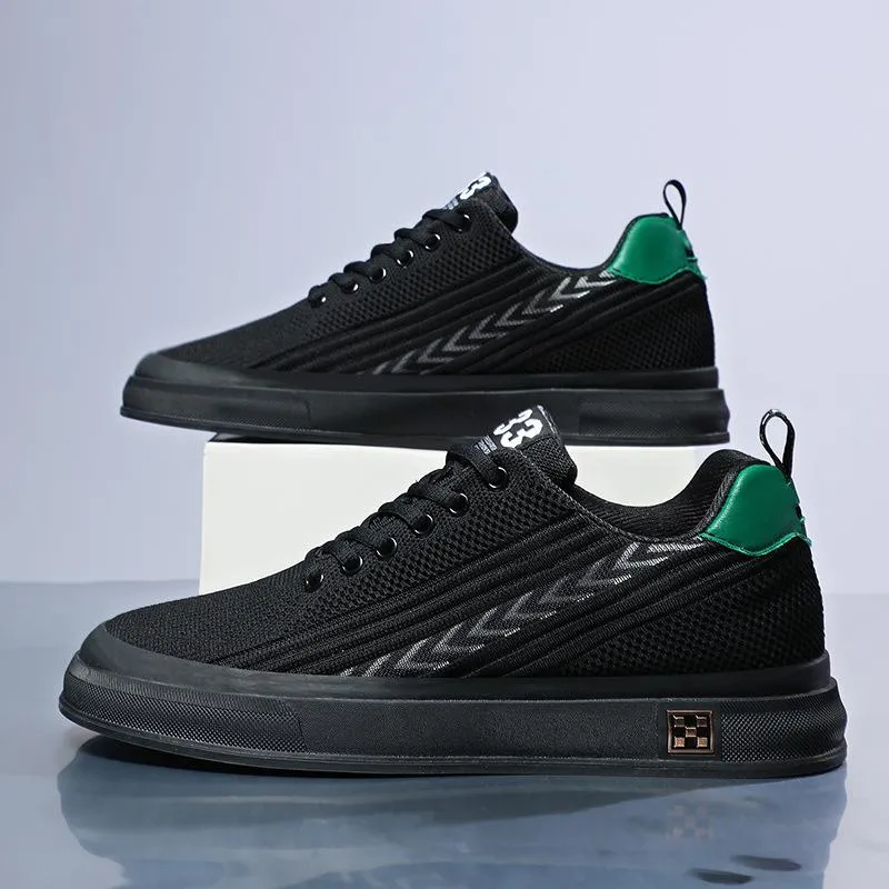 Fly woven mesh fashion athleisure board shoes