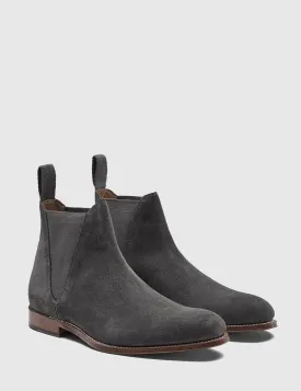 Grenson Nolan Suede Chelsea Boot - Lavange Grey