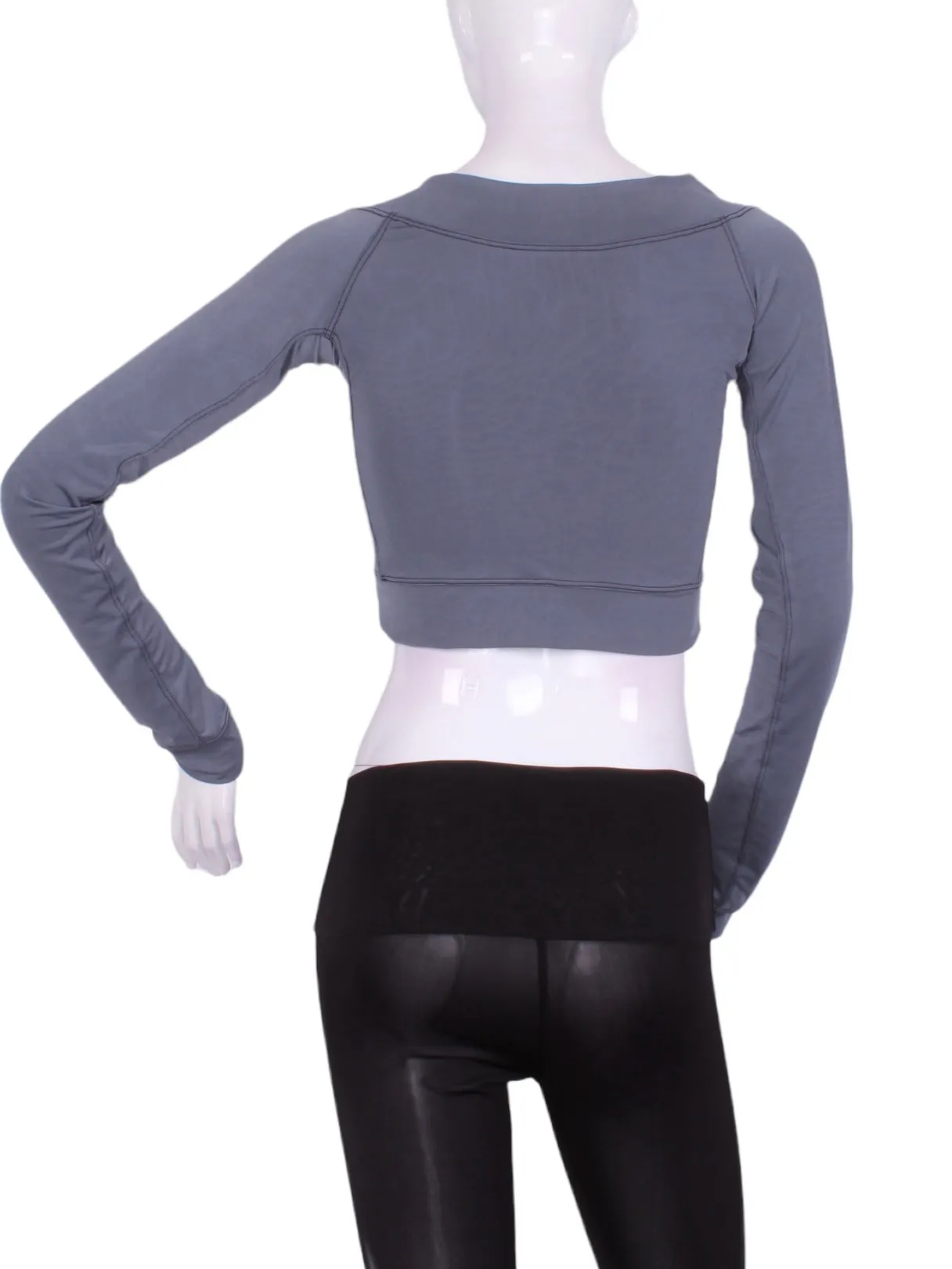 Grey Vee Crop Top