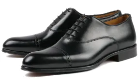 Harrow Cap Toe Oxford Black