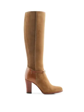 Heeled Octavia (Sporting Fit) - Tan Suede