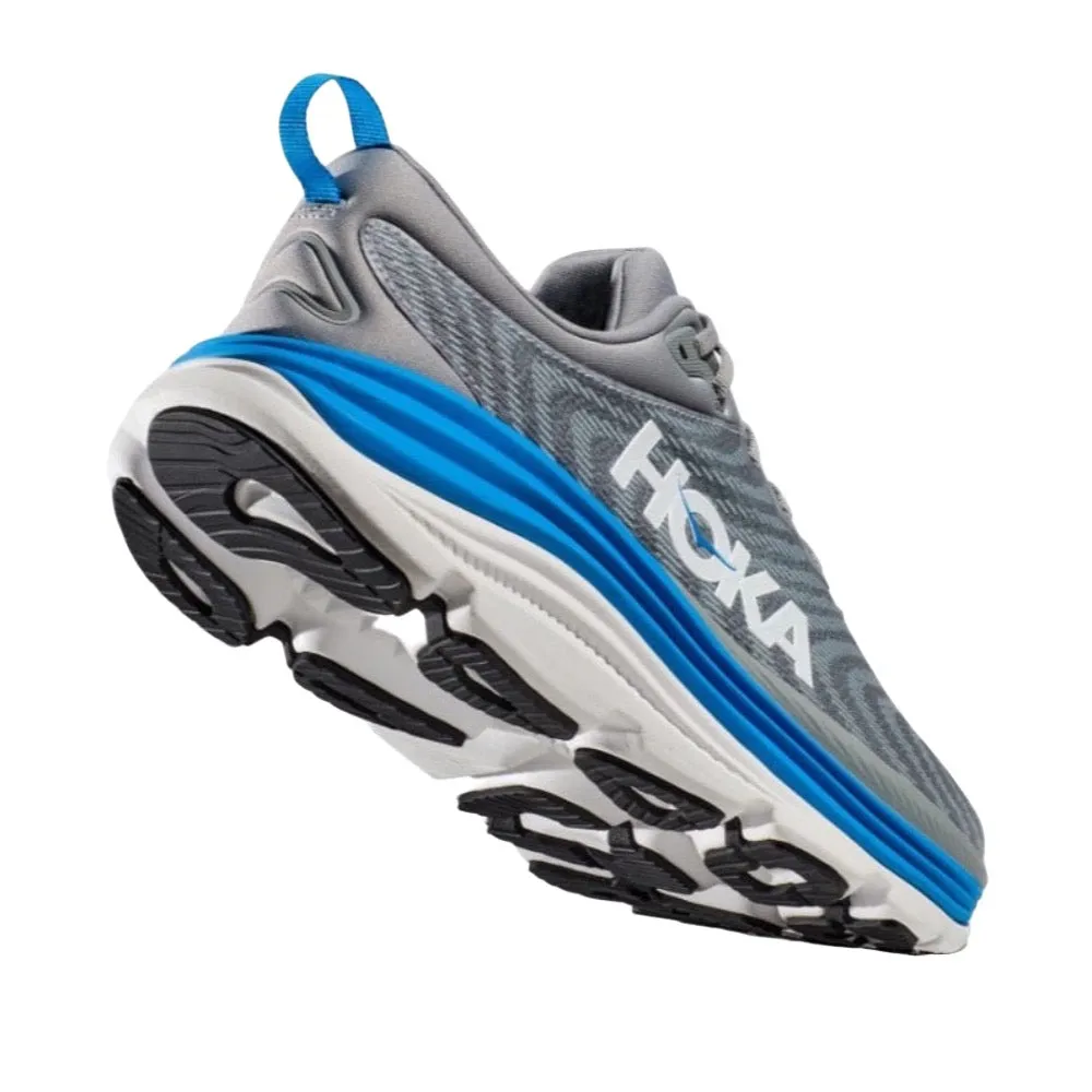 Hoka Men's Gaviota 5 Limestone / Blue Wide