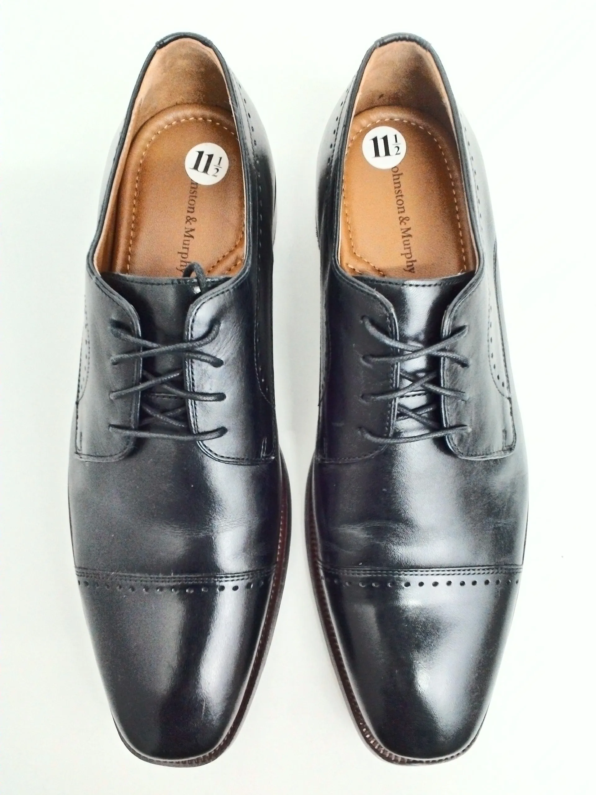 Johnston & Murphy Men's Black Oxford Size 11.5 M