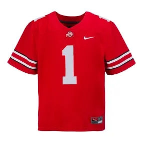 Kids Ohio State Buckeyes Nike Football Game #1 Replica Jersey