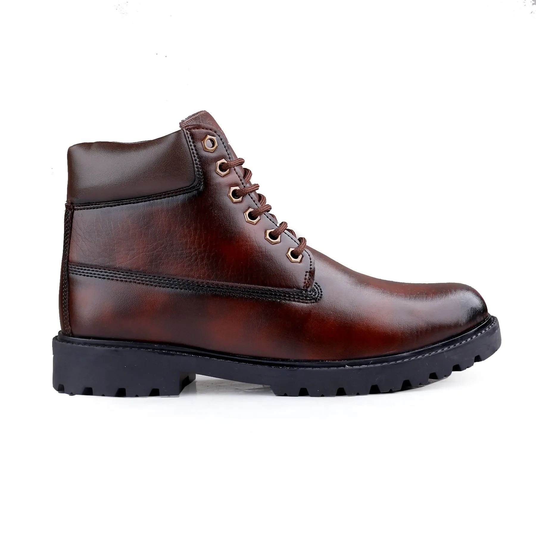 Men's Ankle Lace-up Boots for All Seasons