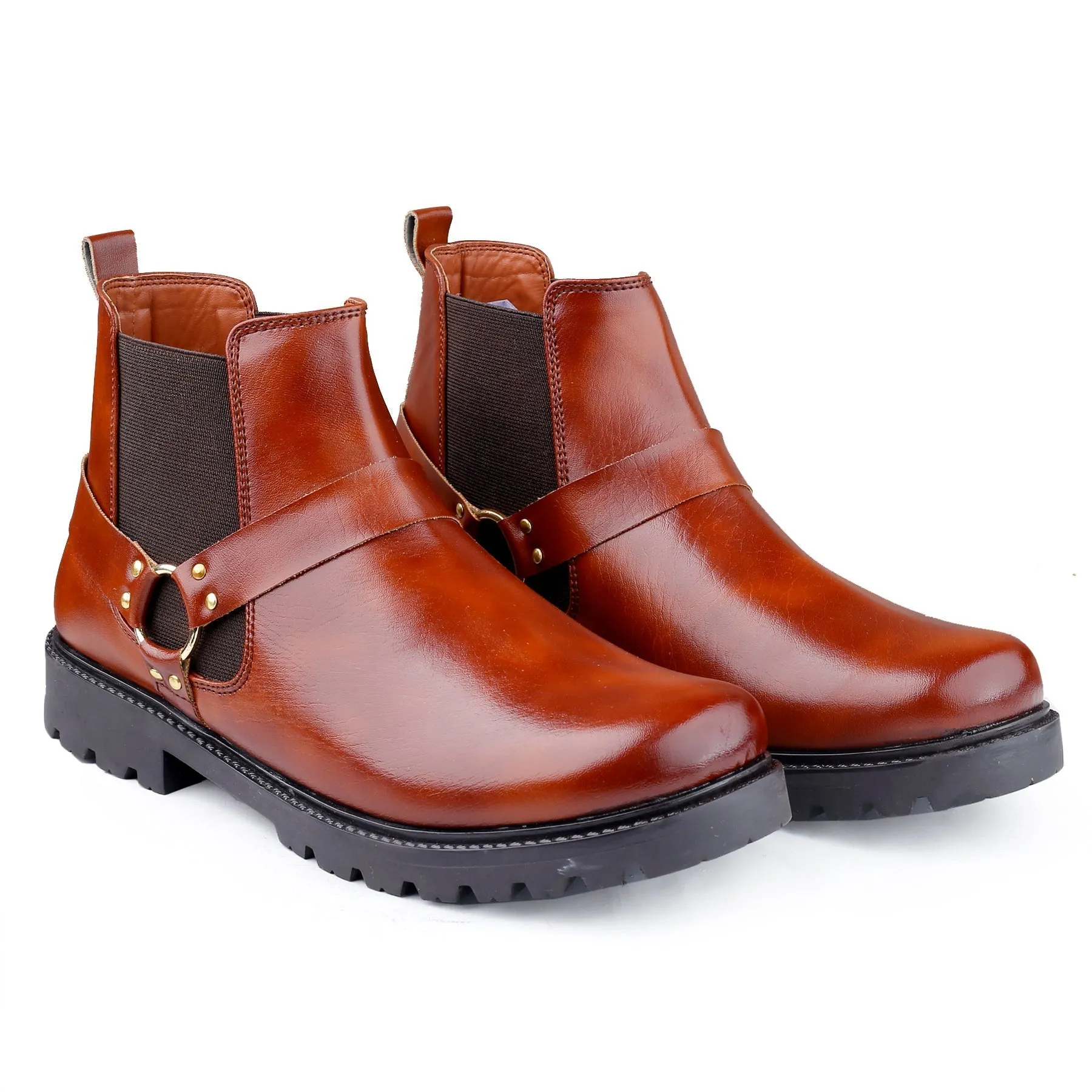 Men's Ankle Slip-on Boots for All Seasons