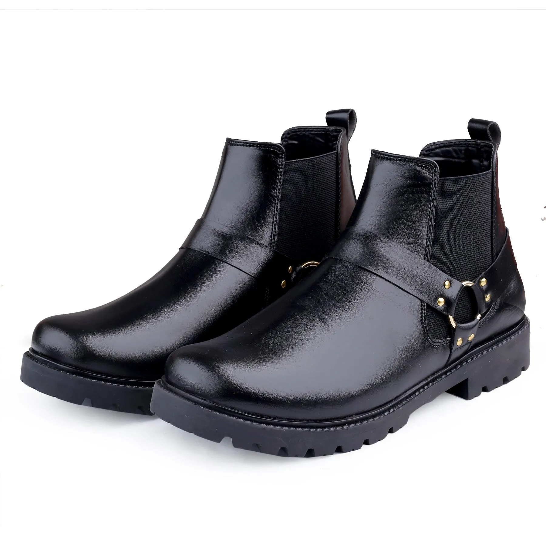 Men's Ankle Slip-on Boots for All Seasons