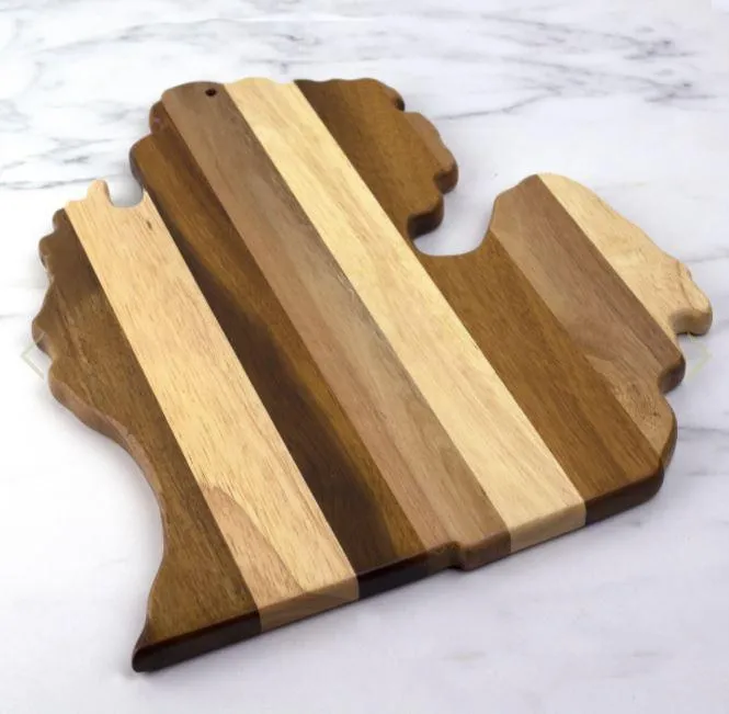 mi Shiplap Michigan Cutting Board