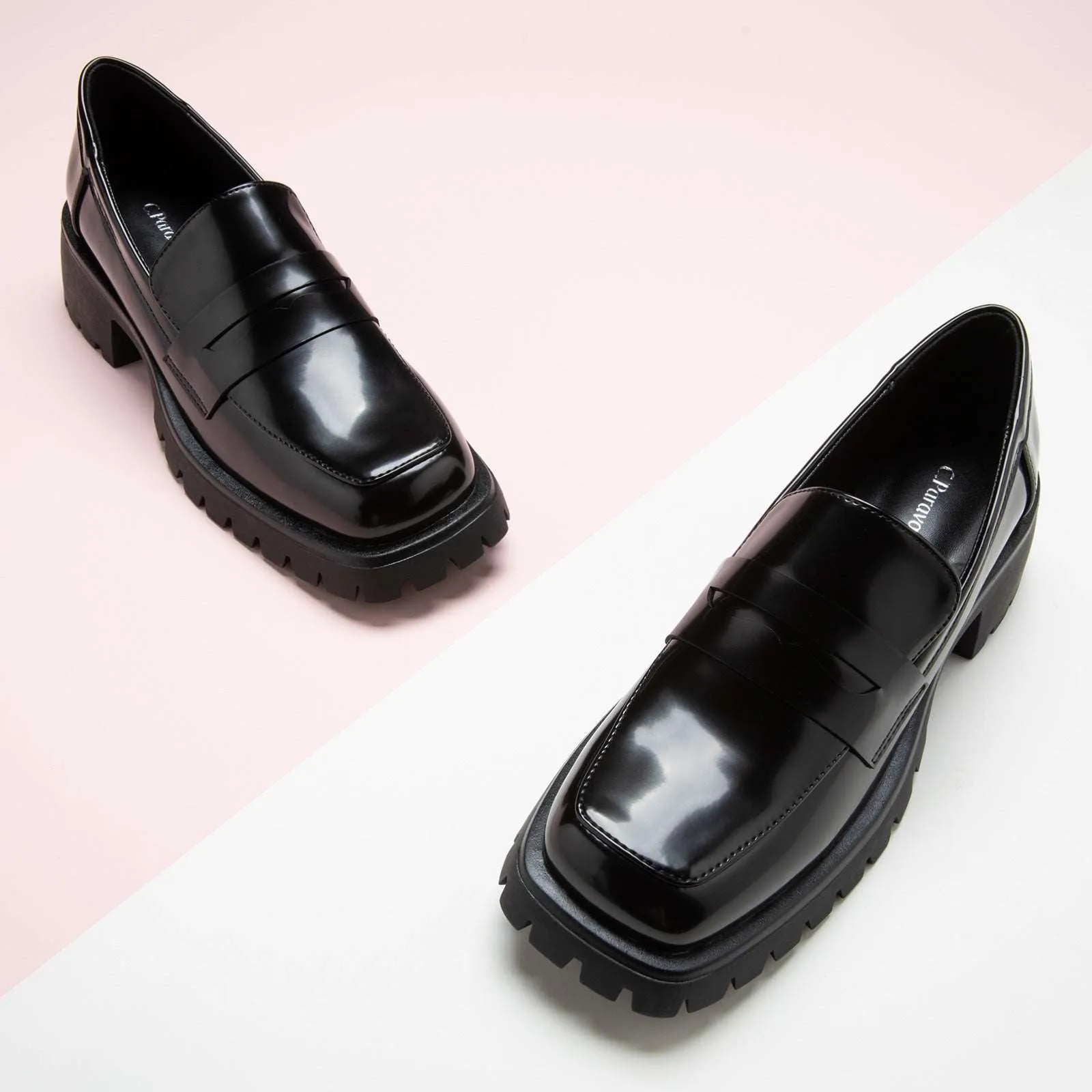 Minimalist Platform Loafers (Monica)