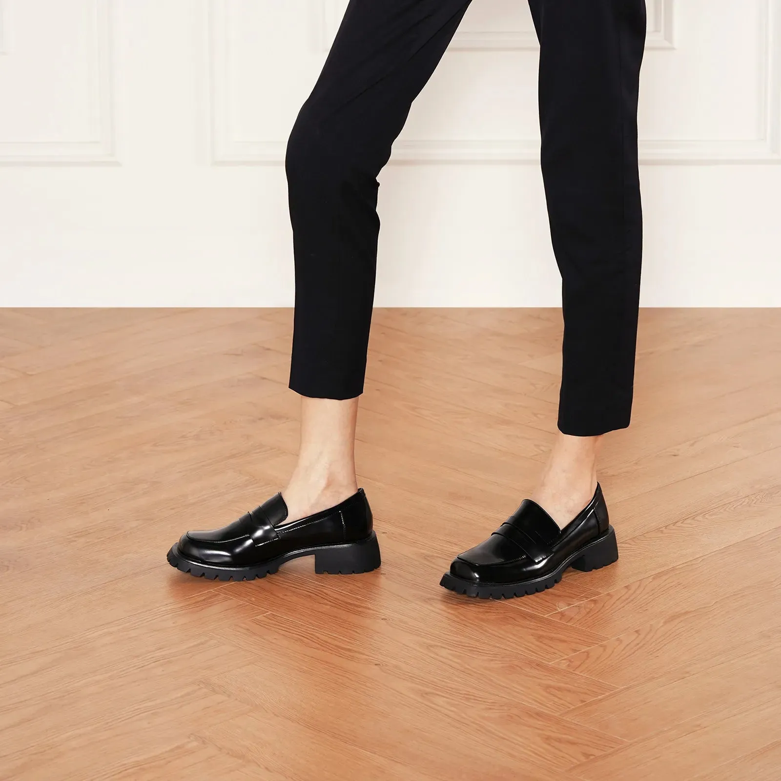 Minimalist Platform Loafers (Monica)