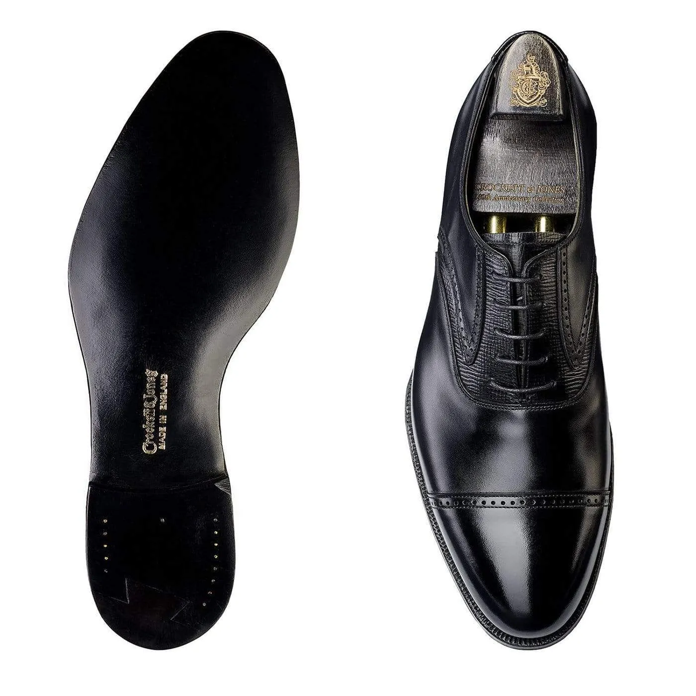 Perry Black Calf & Black Willow Grain