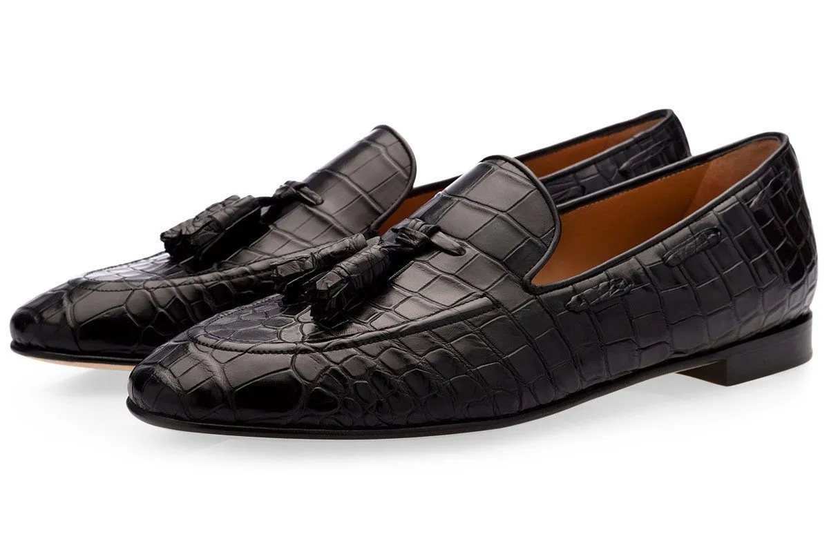 PHILIPPE MISSISSIPPI BLACK LOAFERS